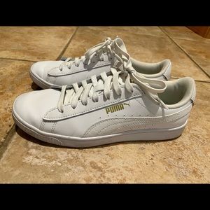 Puma VIKKY white leather sneakers
